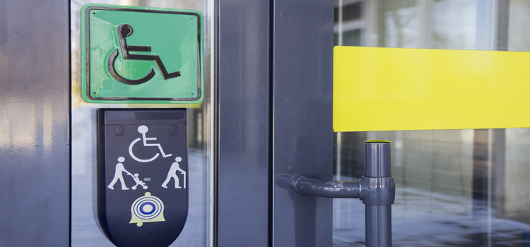automatic handicap door opener in North Fair Oaks