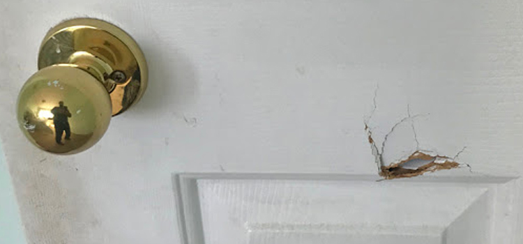 interior door hole repair North Fair Oaks