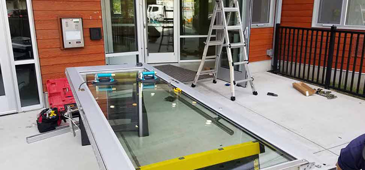 storefront door glass replacement North Fair Oaks